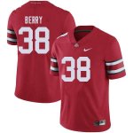 Men's Ohio State Buckeyes #38 Rashod Berry Red Nike NCAA College Football Jersey Athletic CMA2044FH